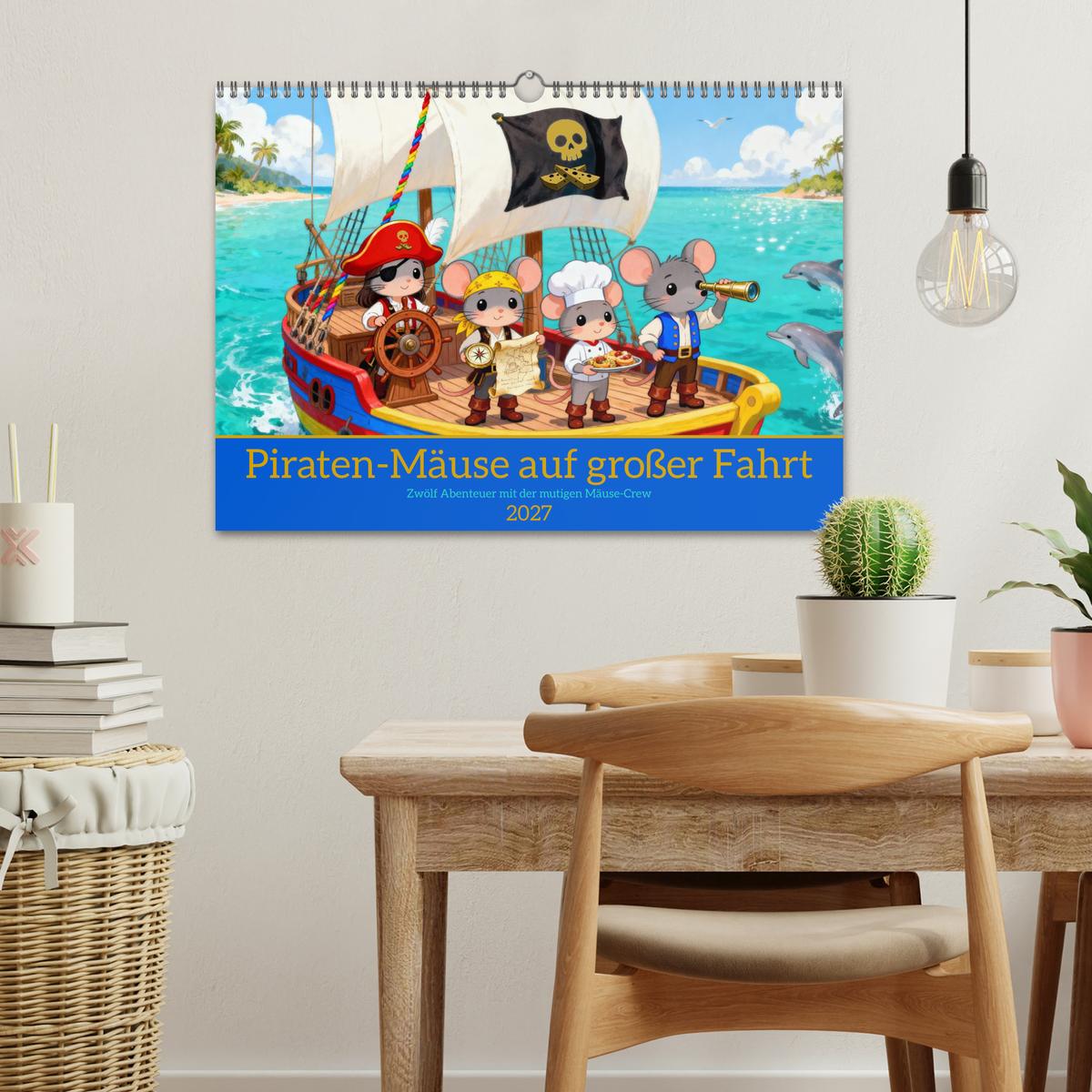 Piraten-Mäuse - Wand