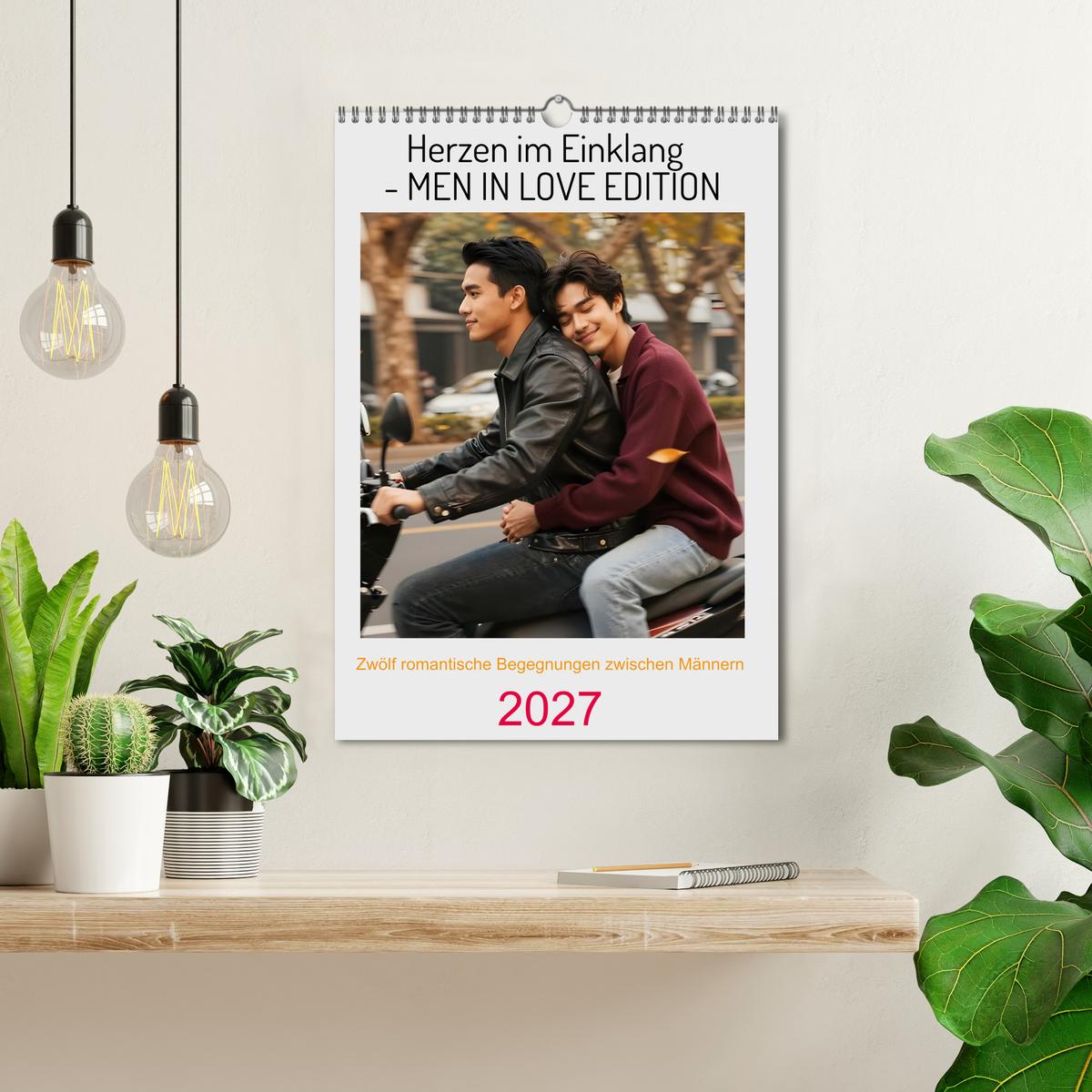 Herzen im Einklang - MEN IN LOVE EDITION - Wand