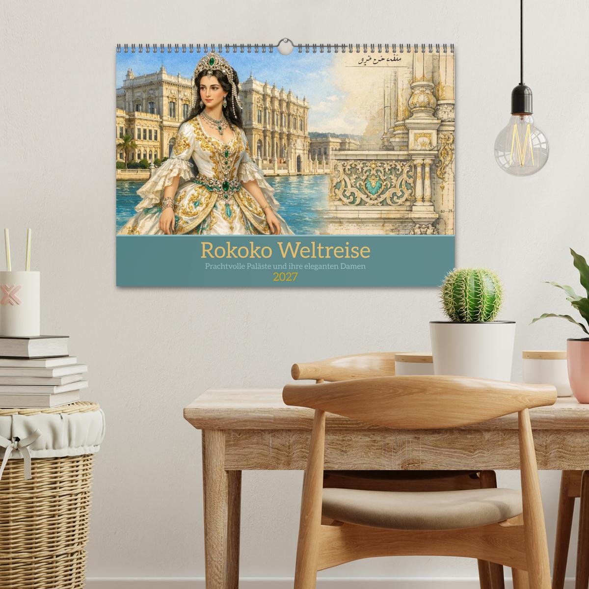 Rokoko Weltreise - Wand