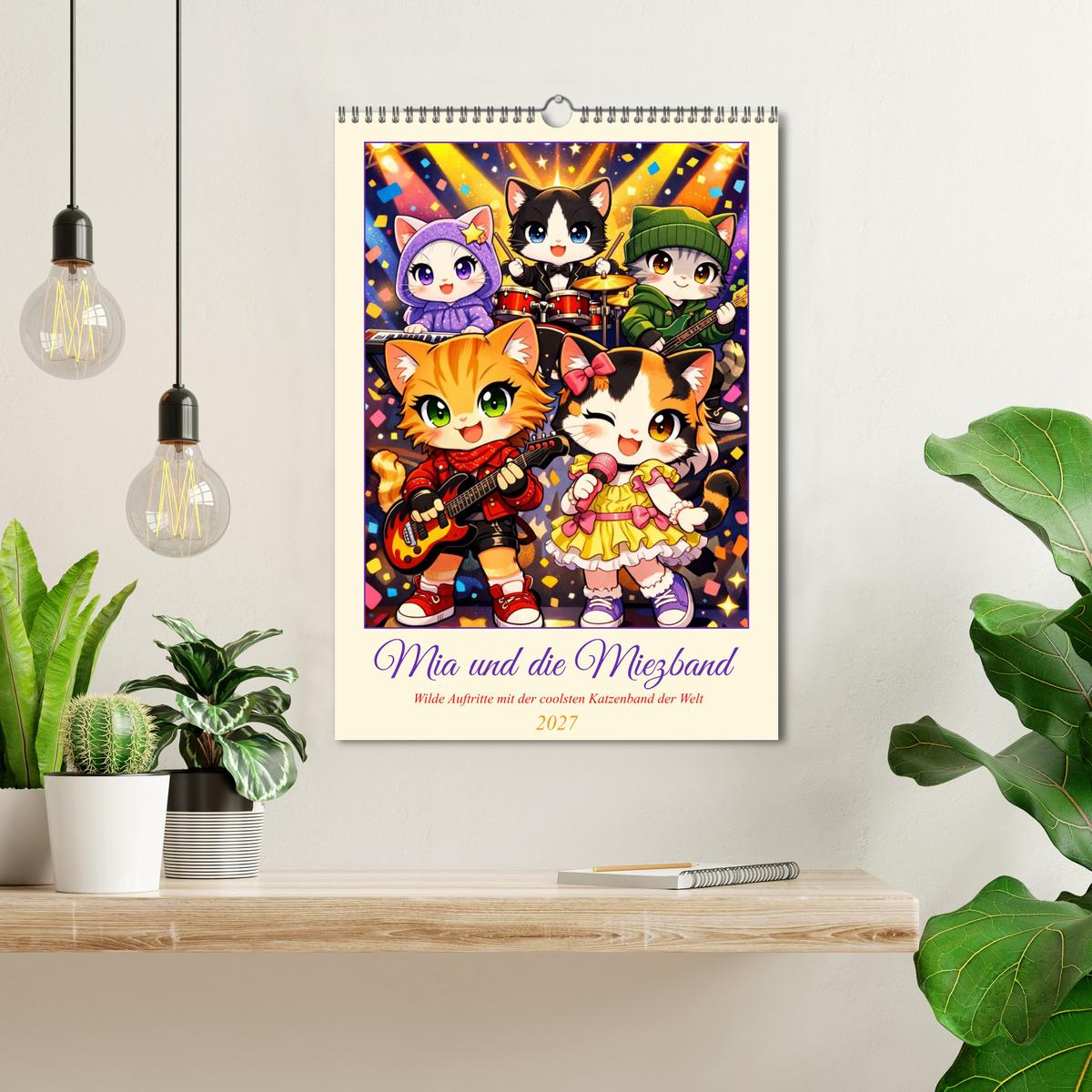 Mia und die Miezband - Wand