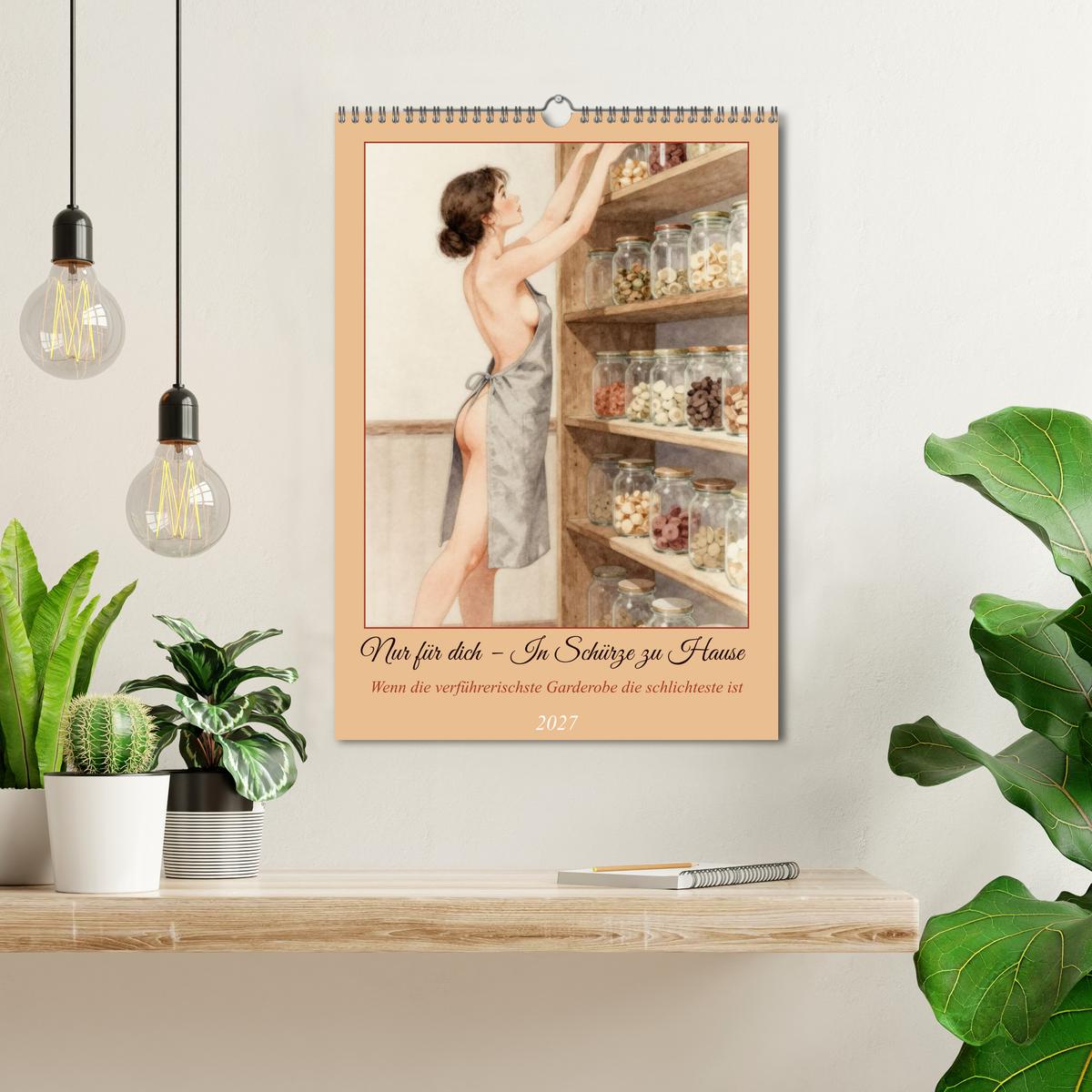 Nur für dich – In Schürze zu Hause - Wand