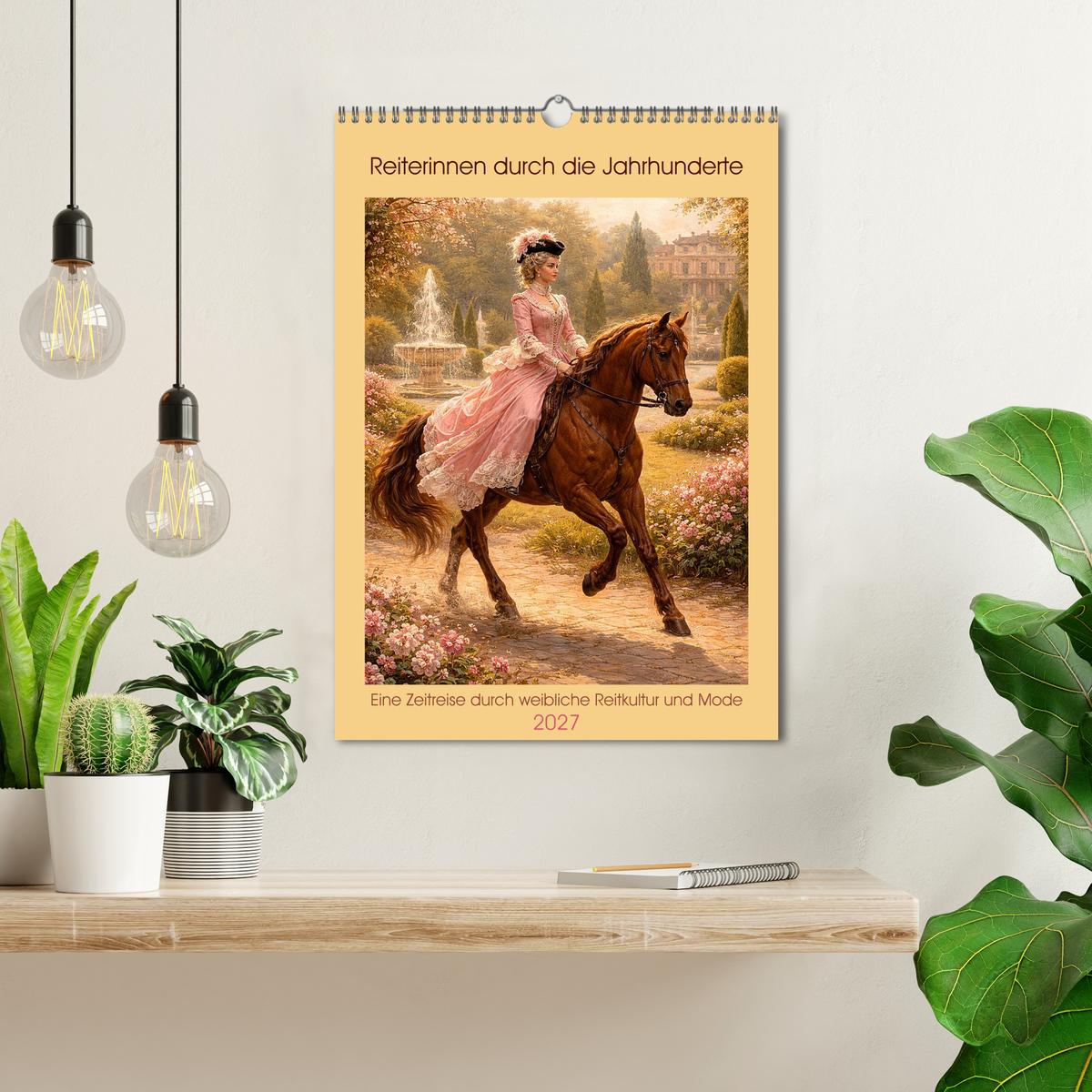 Reiterinnen durch die Jahrhunderte - Wand