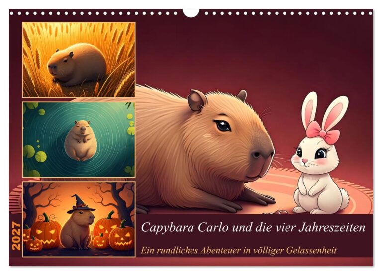 Capybara Carlo und die vier Jahreszeiten
