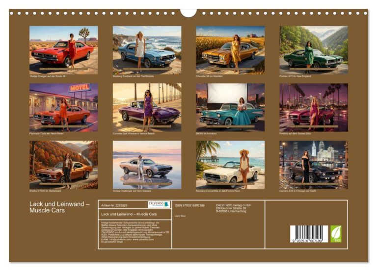 Lack und Leinwand – Muscle Cars - Index