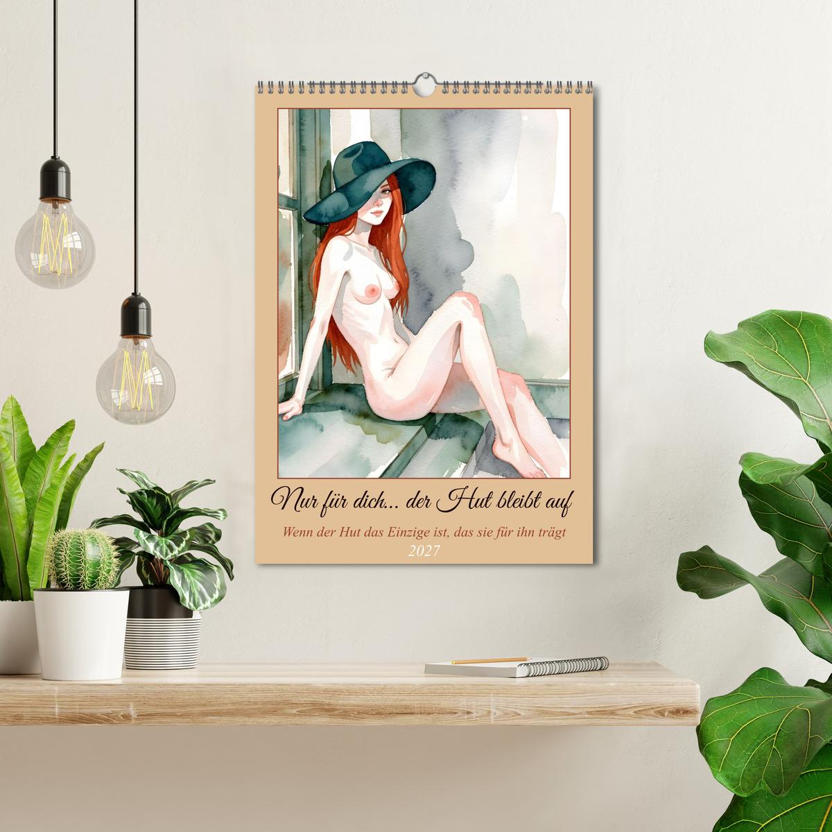 Nur für dich - der Hut bleibt auf - Wand