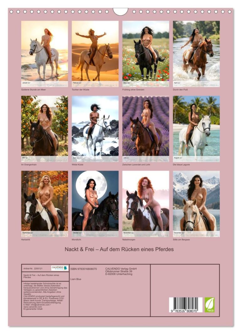 Nackt & Frei – Auf dem Rücken eines Pferdes - Index