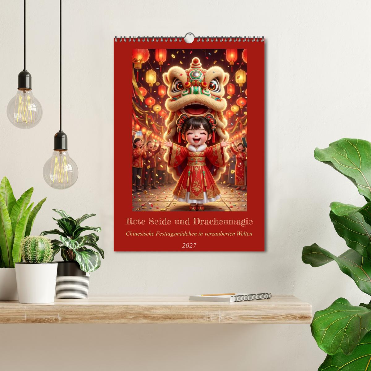 Rote Seide und Drachenmagie - Wand