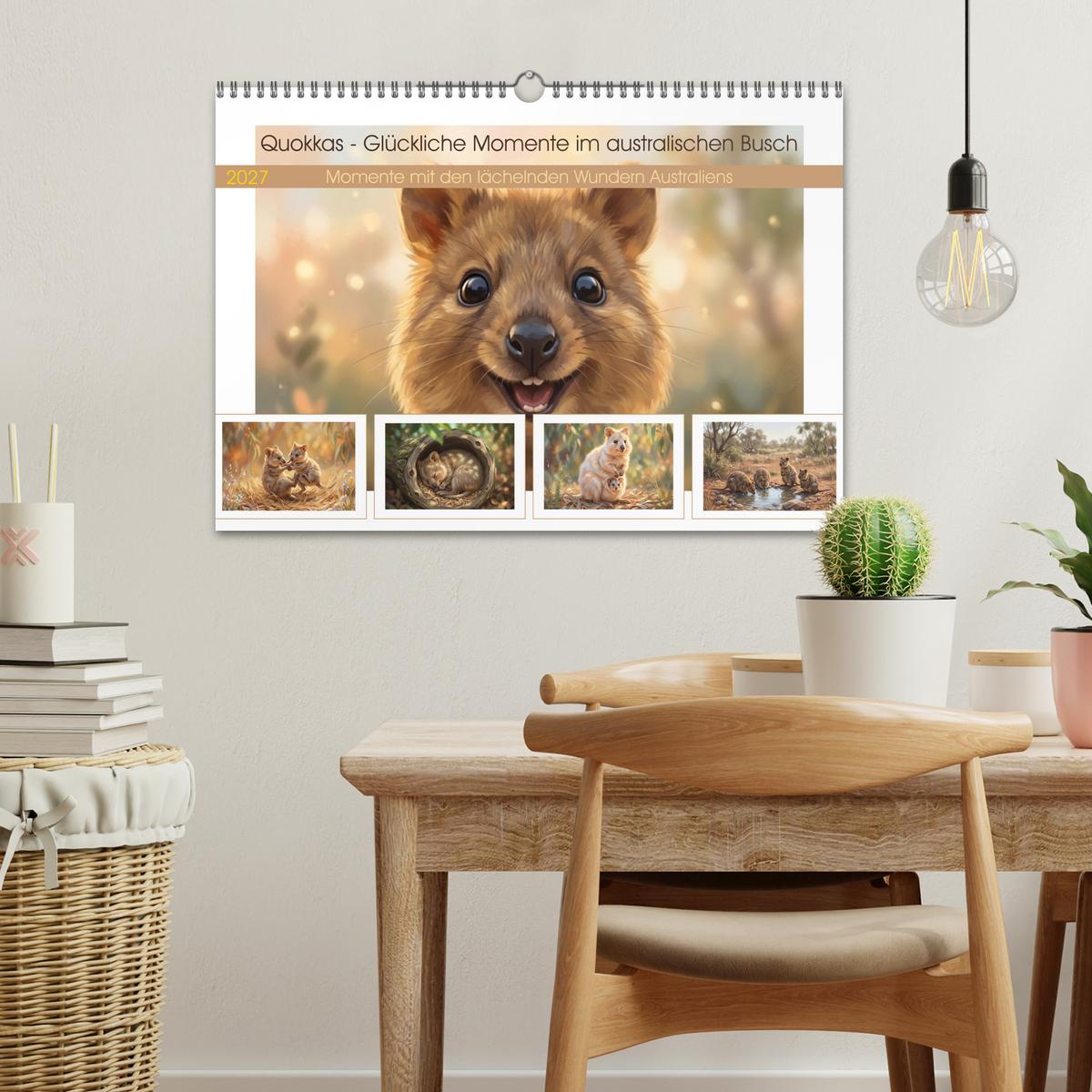 Quokkas - Glückliche Momente im australischen Busch - Wand