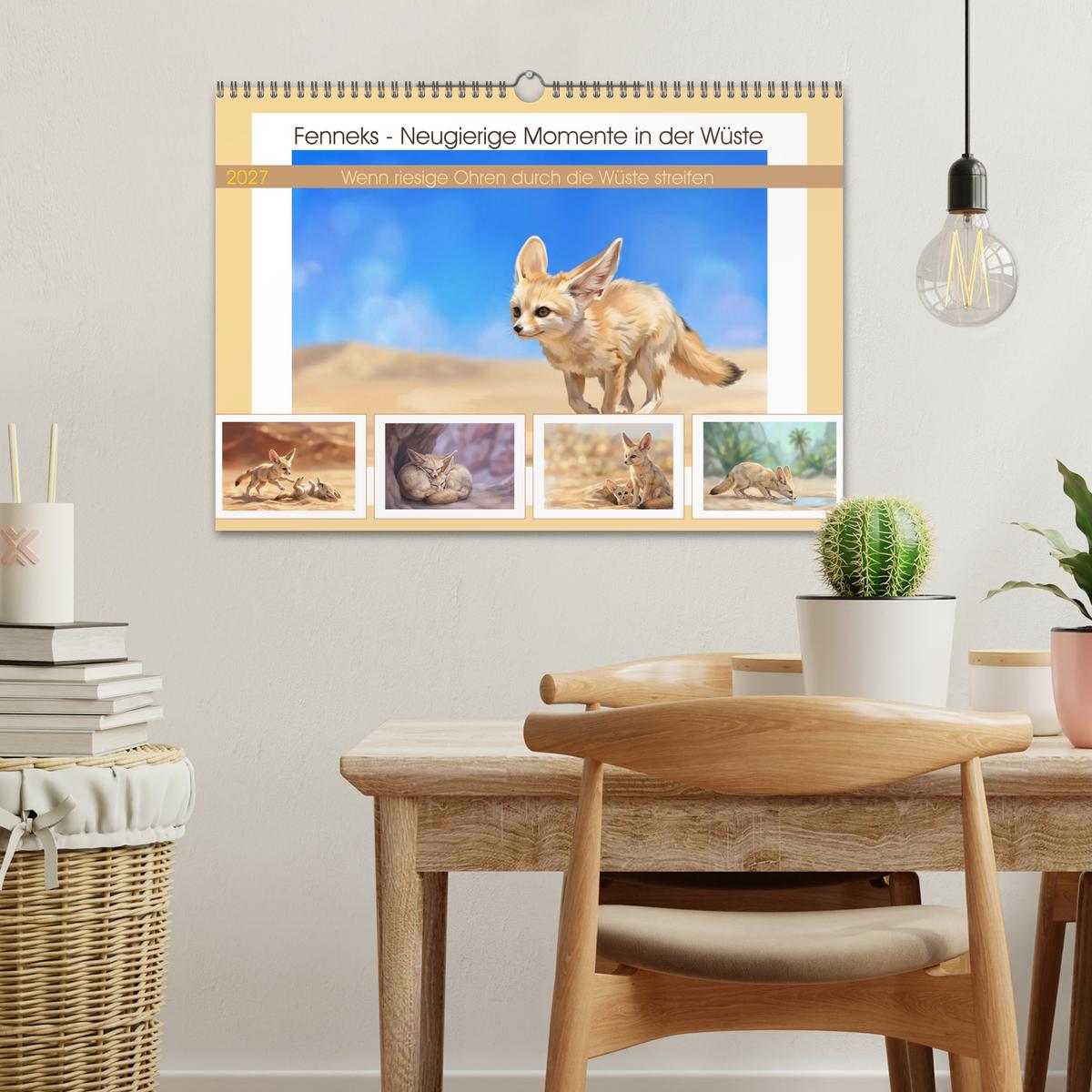 Fenneks - Neugierige Momente in der Wüste - Wand