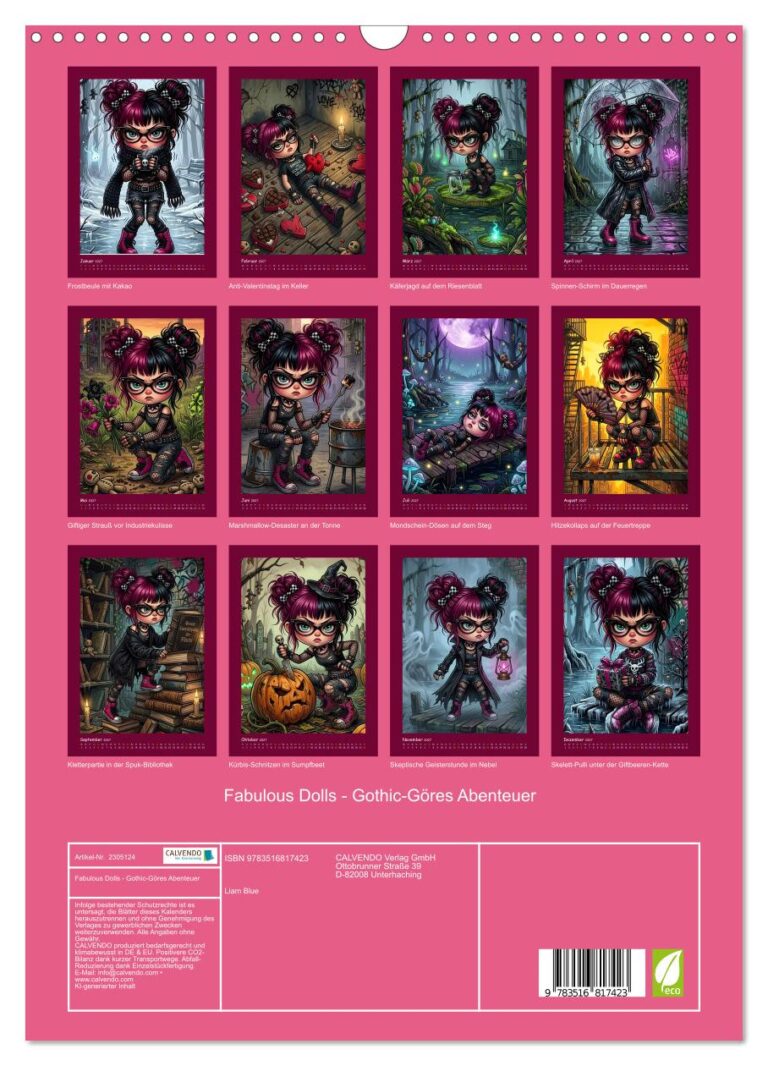 Fabulous Dolls - Gothic-Göres Abenteuer - Index
