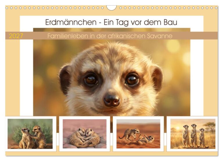 Erdmännchen - Ein Tag vor dem Bau