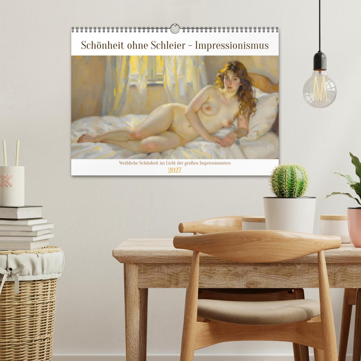 Schönheit ohne Schleier - Impressionismus - Wand