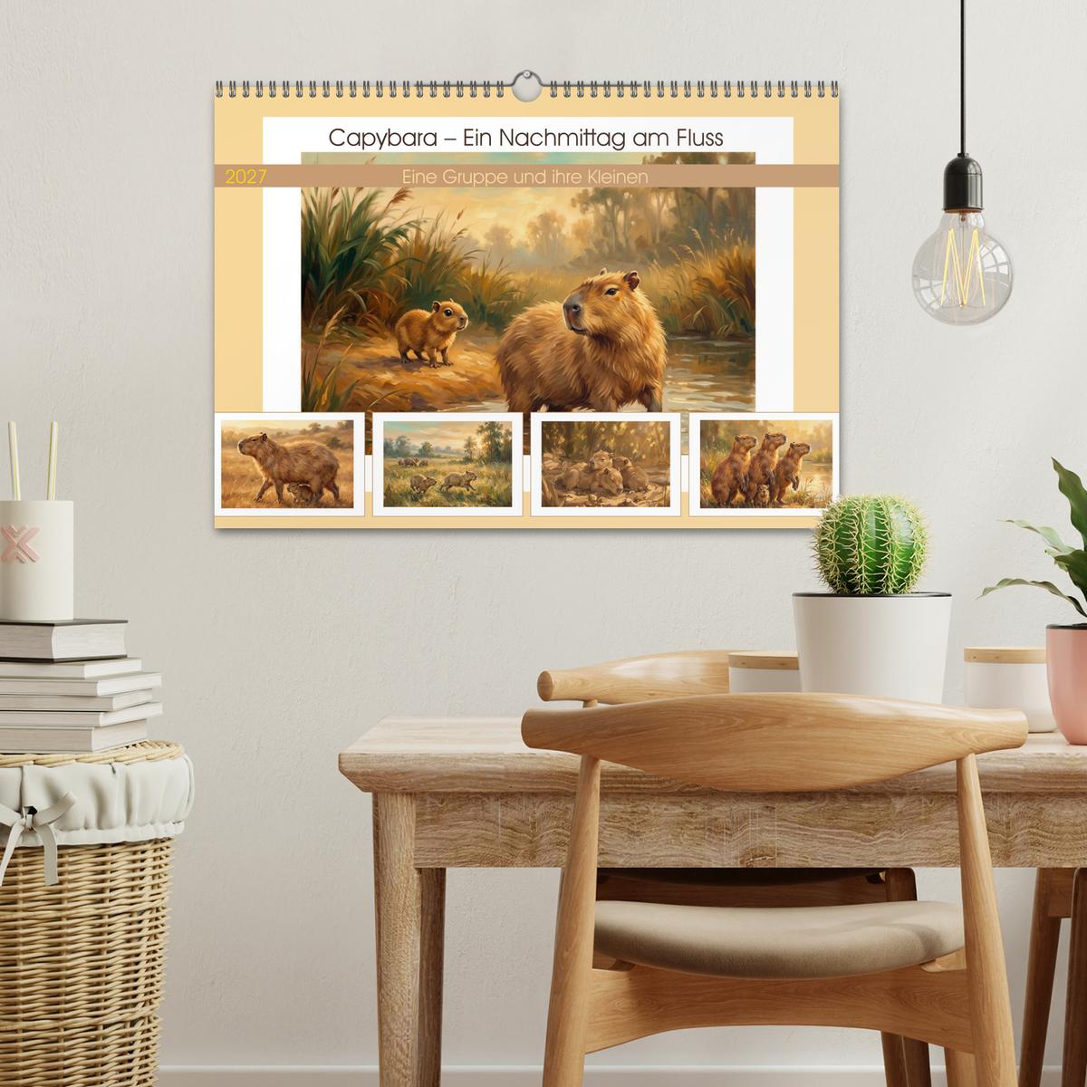 Capybara – Ein Nachmittag am Fluss - Wand